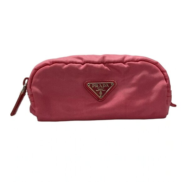 PRADA - Pink Nylon Pouch 115-081925 - Picture 1 of 5